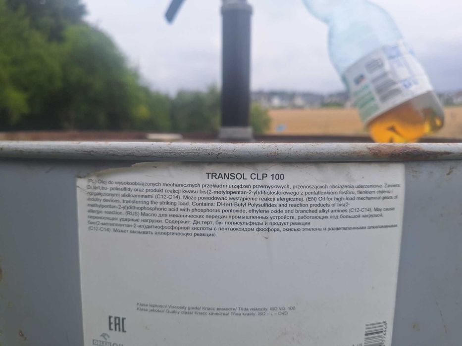 Olej przekładniowy TRANSOL CLP 100 (1l/10zł.)