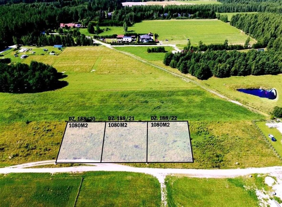 Działki w Reglu, 1080 m
