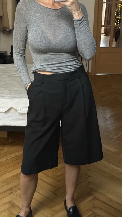 Бермуди із костюмноі тканини із преміальної лінійки Reserved