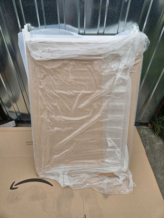 Roba Kojec dla dzieci 75 x 100 cm biało-szary Style