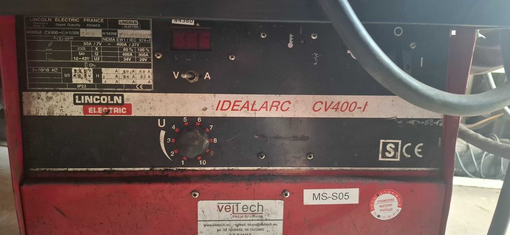 Spawarka MIG/MAG Lincoln idealarc CV 400-I