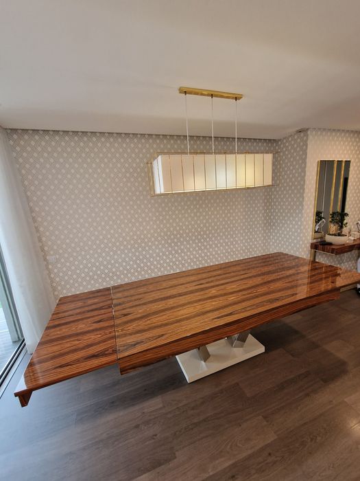 Mesa de madeira 2m extensivel 3m