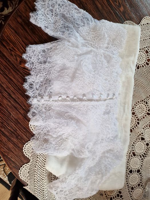 Bolerko ślubne 38 koronkowe