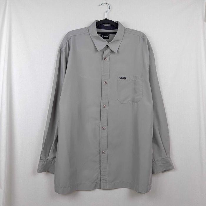 Camisa Schott N.Y.C. Manga Comprida Cinza L Gorpcore