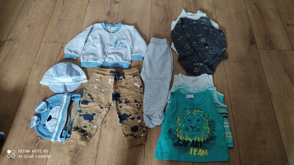 Paka ubrań dla chłopca r.80