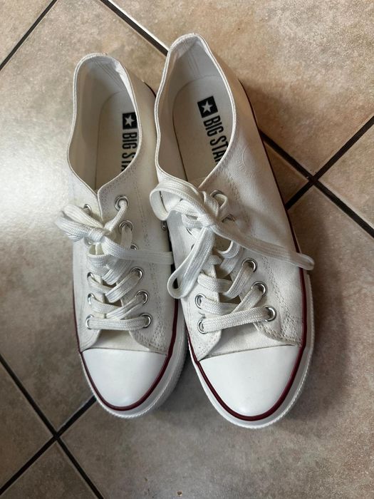 Białe trampki big star rozmiar 43 stan idealny