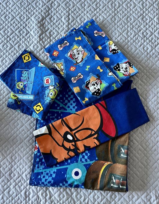 Capa de edredão de cama de solteiro e almofadas Monster’s Inc.