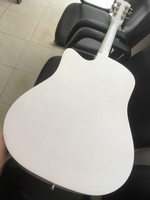 Violão Novo - 38 Polegadas, Capa, Correia, Paleta, capotraste, afinado