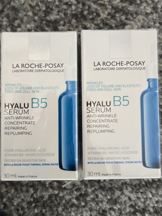 Hyalu B5 Zestaw Serum Hialuronowe+ Oczyszczające Do Twarzy La Roche Posay 2x30ml