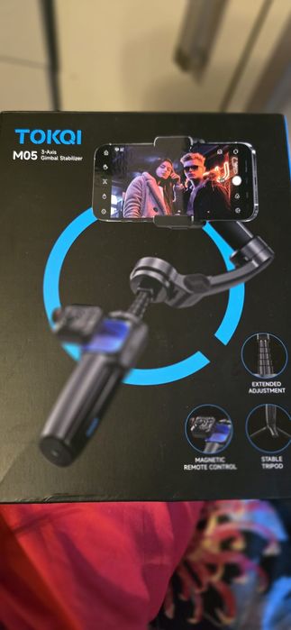 Trzyosiowy gimbal Android Bluetooth z teleskopem