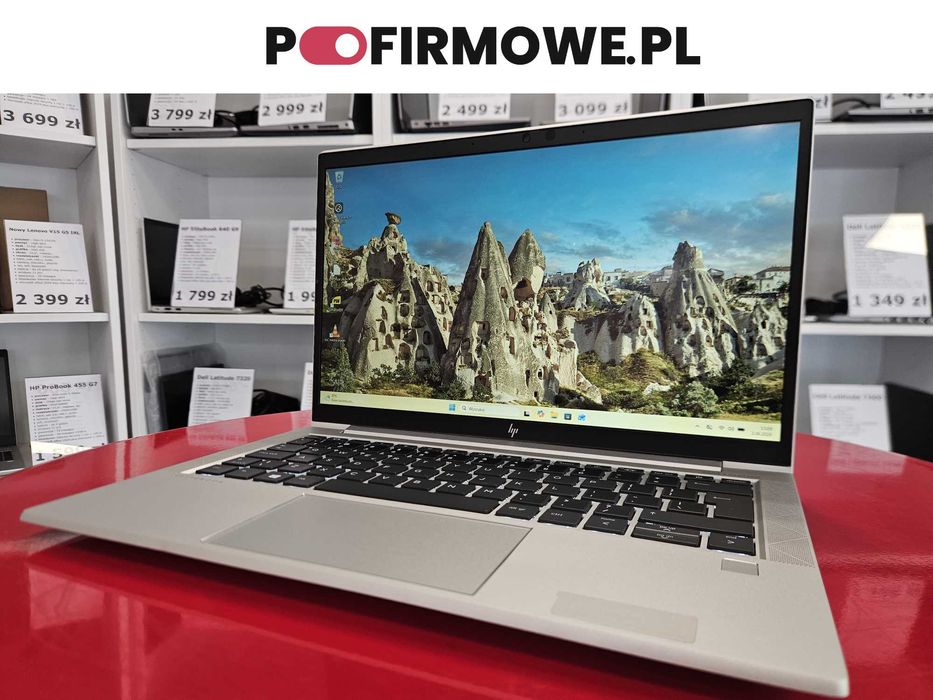 Dotykowy Laptop HP EliteBook 835 G8 13" AMD Ryzen 7 Pro 32GB RAM DYSK 512GB SSD FullHD IPS Windows 11 Faktura 23% Gwarancja 12 Miesięcy PoFirmowe.pl