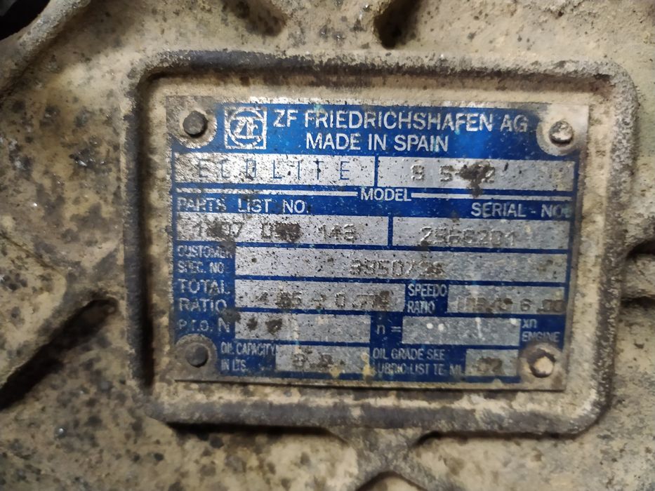 Skrzynia biegów Volvo silnika Perkinsa