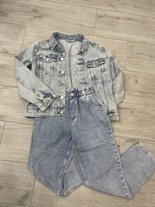 Джинсовий костюм на дівчинку H&M