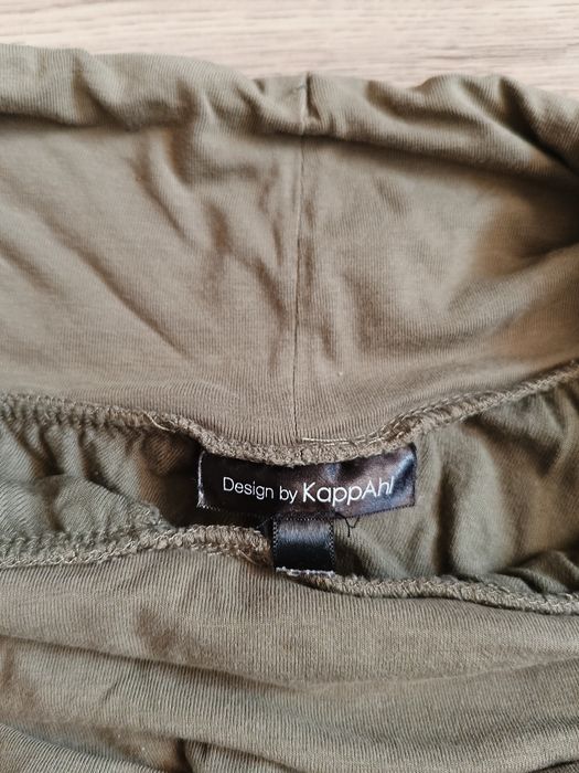 Szorty spodenki S M 100% wiskoza ciążowe khaki KappAhl 36 38