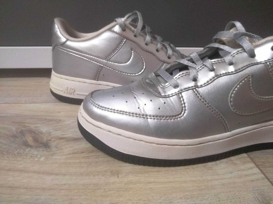 Nike Air Force 1 Low Metallic Silver size 38 unikat