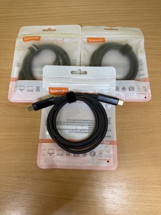 Кабель USB-C Toocki 240W з ватметром