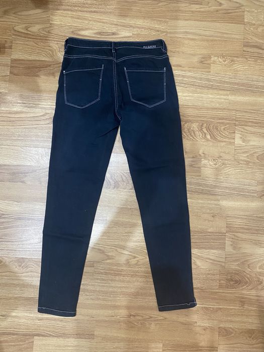 Calças de Ganga Pretas Pull&Bear