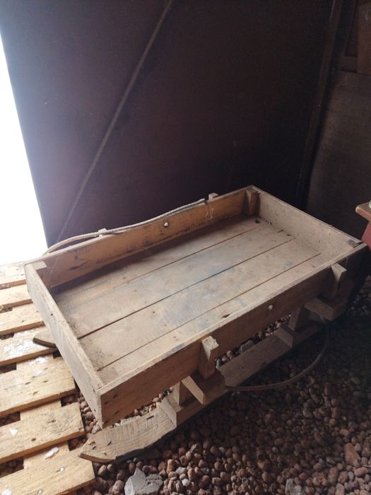 Сани деревянные!