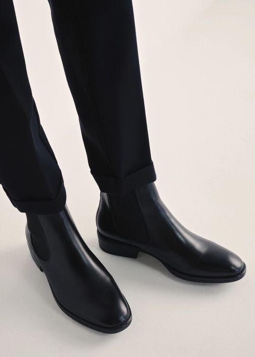 Чорні шкіряні челсі, класика