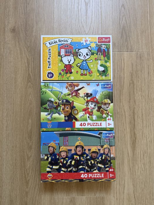 Puzzle Kicia Kocia i Strażak Sam