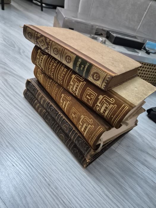 Stare książki niemieckie XIX/XX w. – dekoracyjne oprawy, vintage
