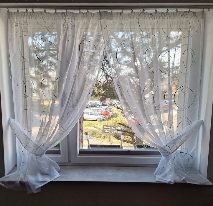 Komplet firanek z podwieszkami