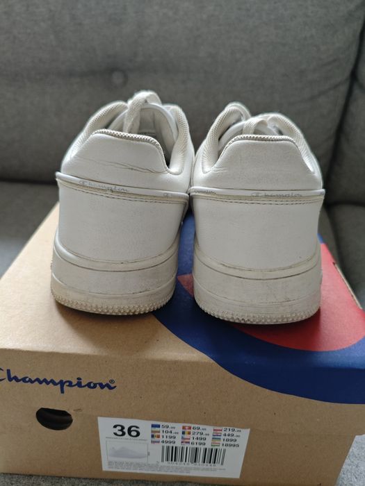 Sneakersy Champion białe