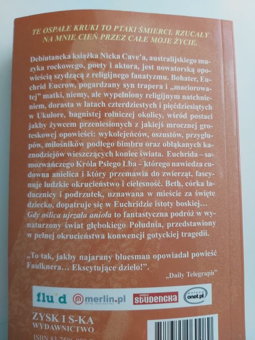 Nick Cave "Gdy oślica ujrzała anioła"