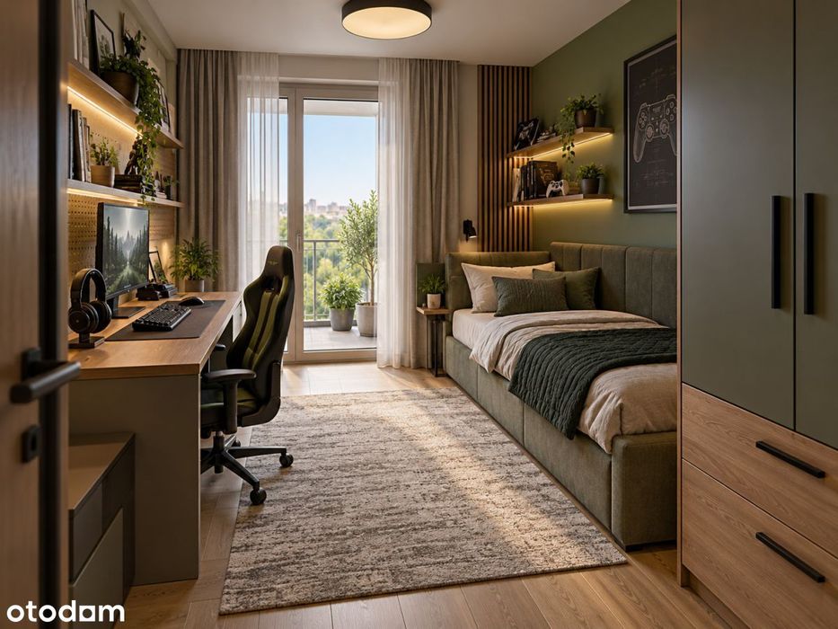 Gotowy do odbioru, narożny segment, ogródek 550 m2