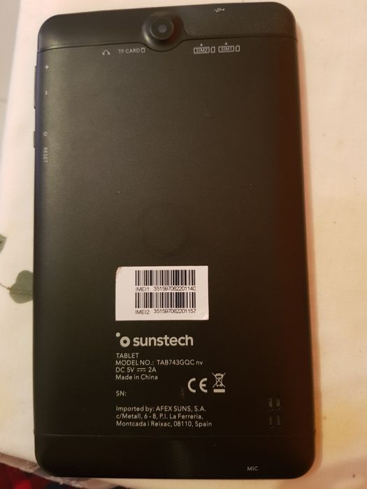 Tablet sunstech 7".