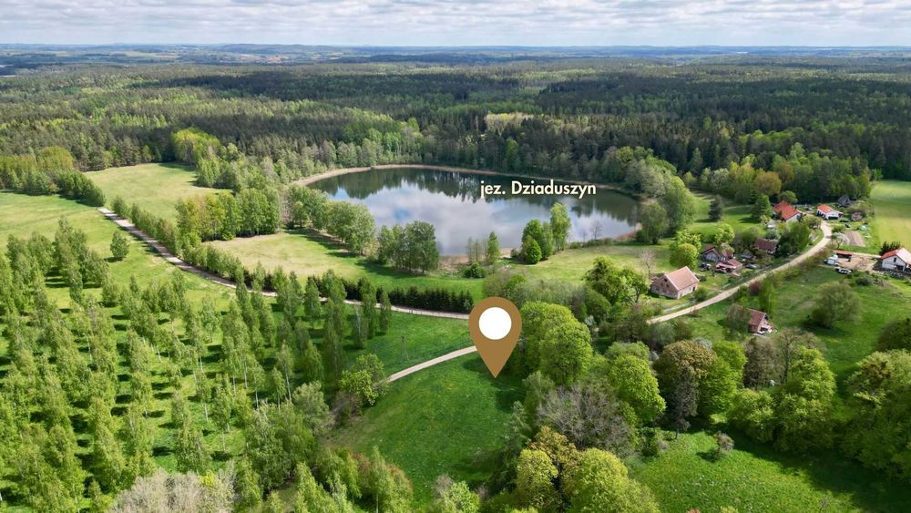 Klimatyczna działka w otoczeniu drzew - 1242 m² - warunki zabudowy pod dom całoroczny - Widok 6