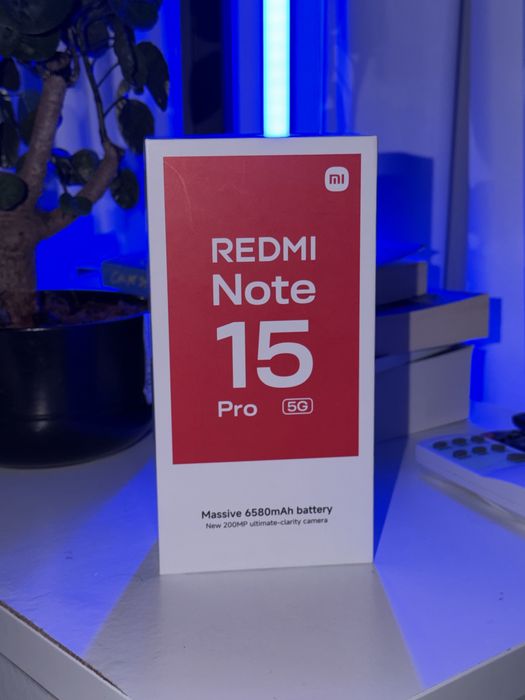 Xiaomi Redmi Note 15 Pro 5G (Preto) – 256GB – Novo