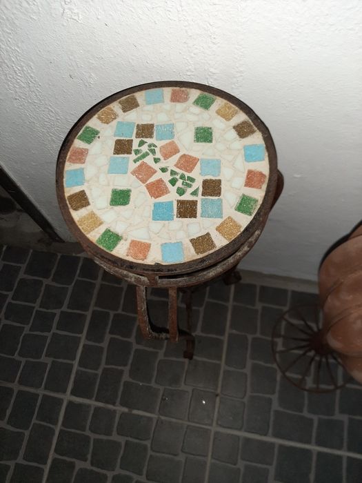 Vaso e mesa decoração