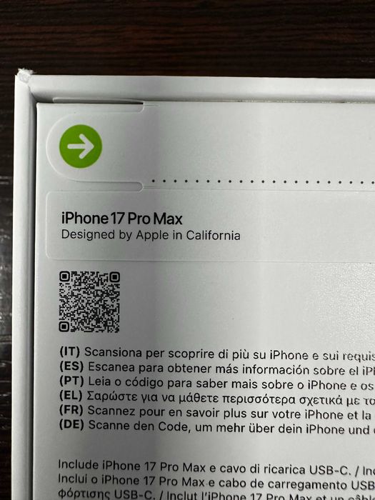 Iphone 17 Pro Max 512 GB ( Azul Escuro )