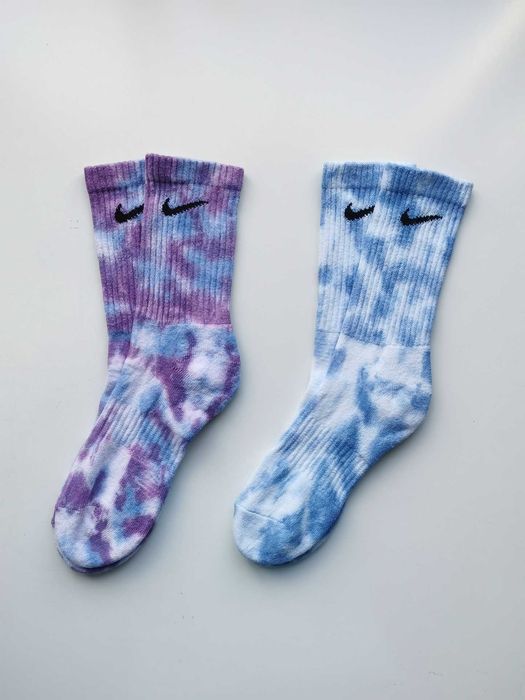 Skarpety NIKE tie dye ZESTAW 2 pary OKAZJA