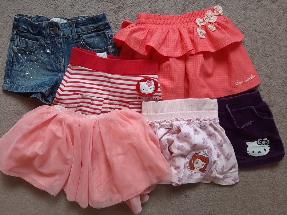 Zestaw ciuszków letnich, Hummel, Coccodrillo, H&M, Hello Kitty 2-3 la