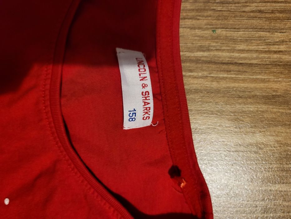 Koszulka t-shirt 158 czerwona święta