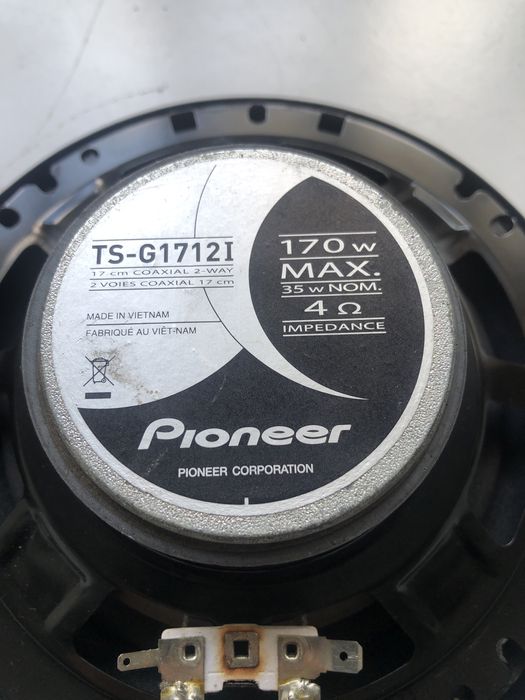 Colunas pioneer 170 w cada