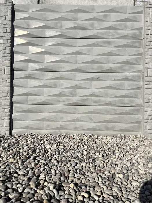 ogrodzenia betonowe dwustronne 67 zł metr bieżący -1,6 m wysokości