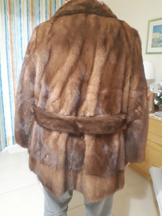 Casaco de pele vison