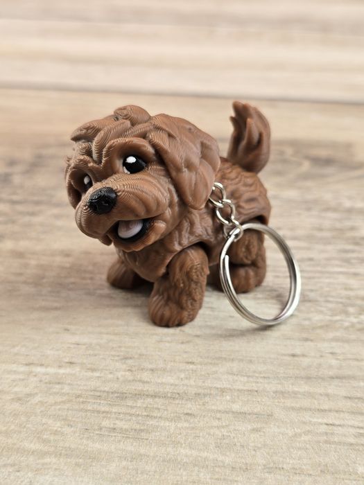Breloczek Cavapoo 3D - Brelok Druk3d fidget Keychain