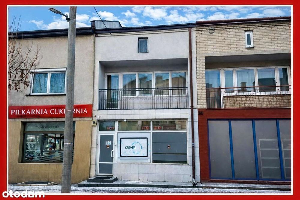 Dom, który ZARABIA – mieszkanie+lokal usługowy w centrum Sochaczewa