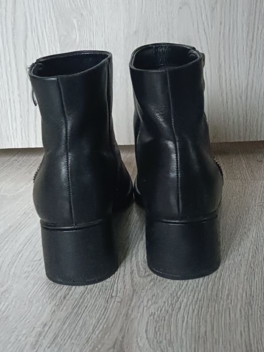 Ecco Sculpted Lx 35 damskie skórzane buty za kostkę botki sztyblety