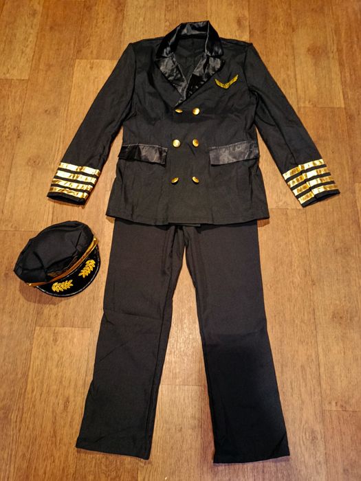 Костюм, капитан моряк, летчик,военный, косплей, М
