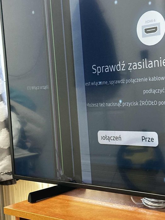 Telewizor  Samsung  Smart z uszkodzona matrycą