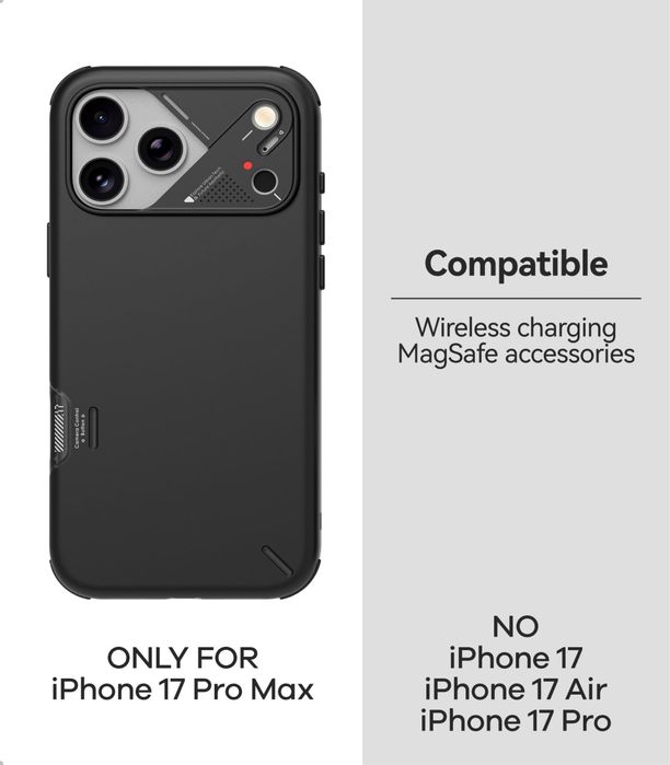 AULUMU A17 MagSafe для iPhone 17 Pro / Pro Max – преміальний ударостійкий чохол