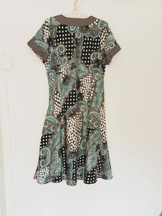 Letnia satynowa sukienka Departure