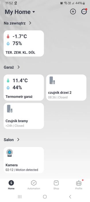 Switchbot hub termometr zew I wew Alexa, Siri, Hey google