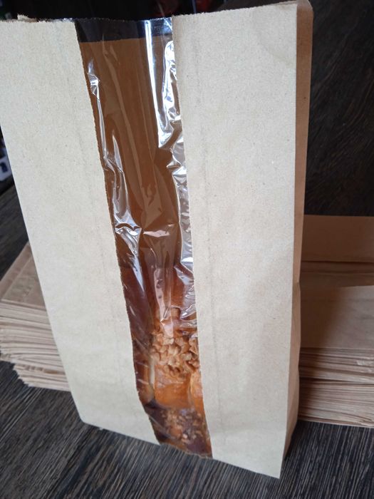 Паперовий пакет саше з вікном