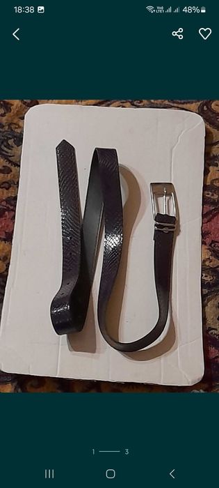 Продам Лакированный ремень 
кожзам